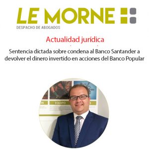 condena banco santander devolver acciones banco popular